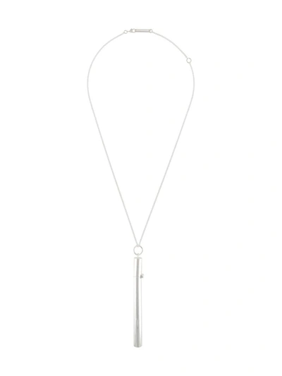 Shop Ambush Necklace With Pendant In Grey