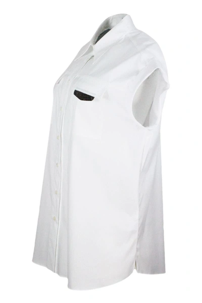 Shop Brunello Cucinelli Shirts In White