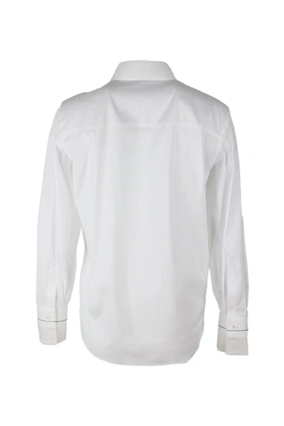 Shop Brunello Cucinelli Shirts In White