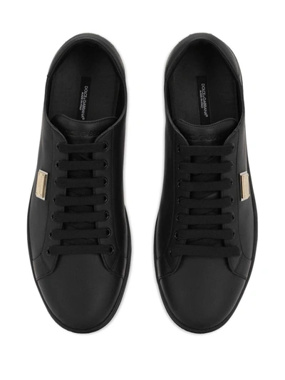 Shop Dolce & Gabbana Saint Tropez Sneakers In Black