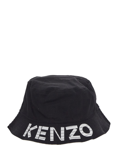 Shop Kenzo Cotton Reversible Hat In Multicolor
