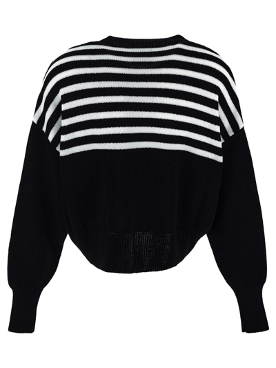 Shop Givenchy Knitted Sweater In Black