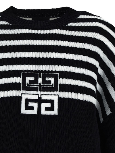 Shop Givenchy Knitted Sweater In Black