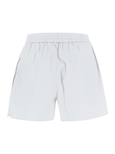 Shop Alexander Wang T Cotton Shorts In White