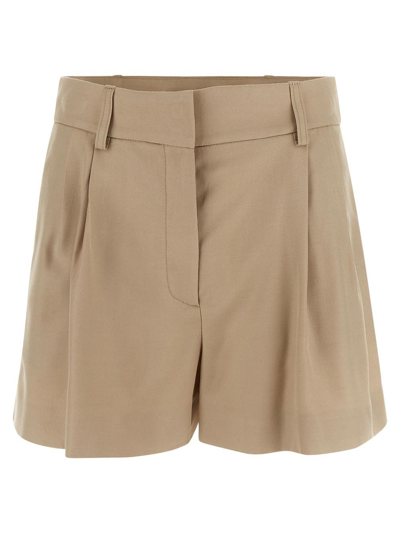 Shop Stella Mccartney Tailored Shorts In Beige