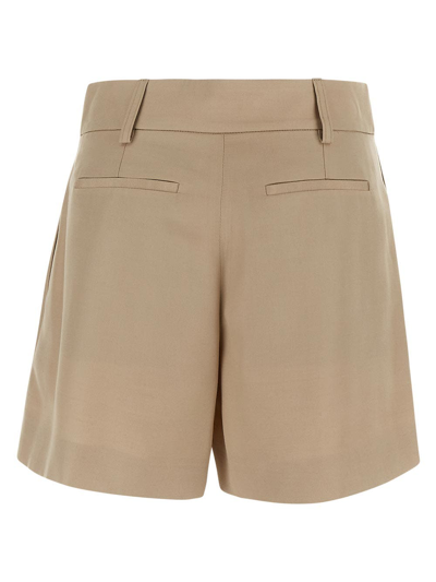 Shop Stella Mccartney Tailored Shorts In Beige