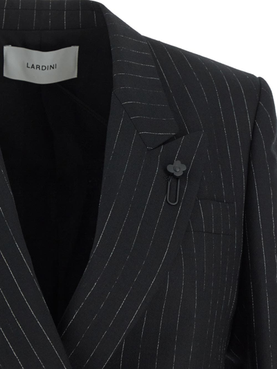 Shop Lardini Wool Jacket In Black