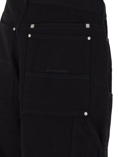 Givenchy Black Studded Jeans In Black