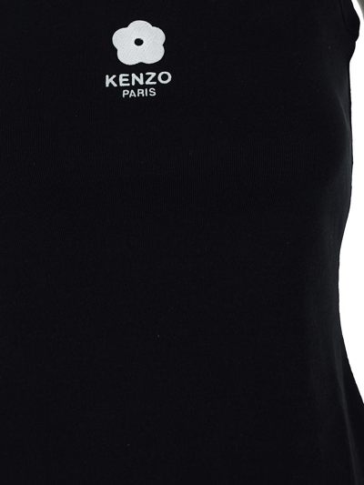 Shop Kenzo Cotton Top In Black
