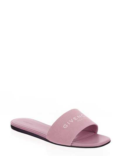 Shop Givenchy 4g Flat Sandals In Pink