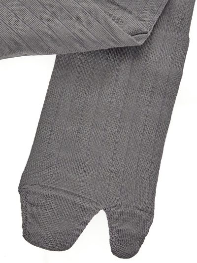 Shop Maison Margiela Cotton Socks In Grey