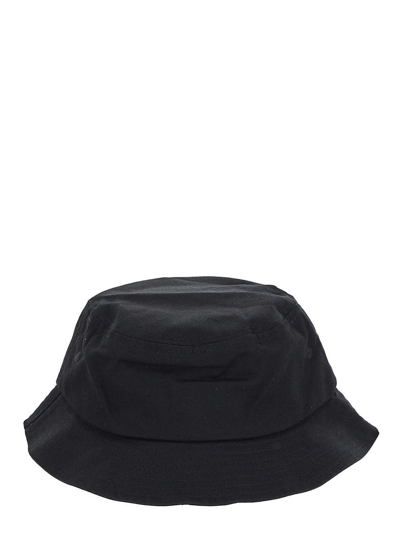 Shop Kenzo Cotton Bucket Hat In Black