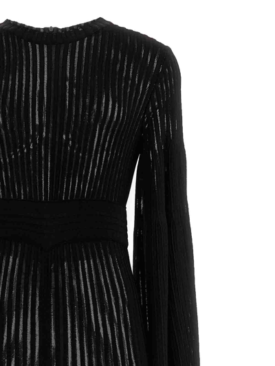 Antonino Valenti Desiree Ribbed Flared-design Jumpsuit In Negro
