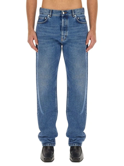 Shop Séfr Jeans Straight Cut In Blue