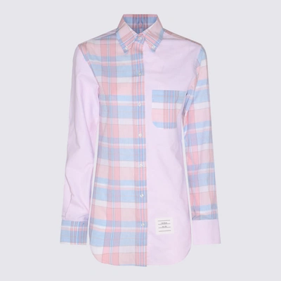Shop Thom Browne Light Pink Cotton Shirt In Lt Pink