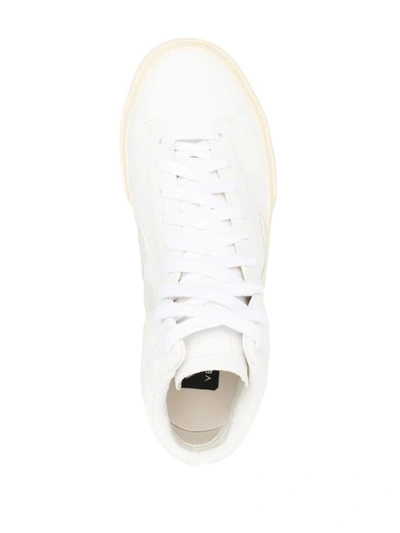Shop Veja Minotaur High-top Sneakers In White