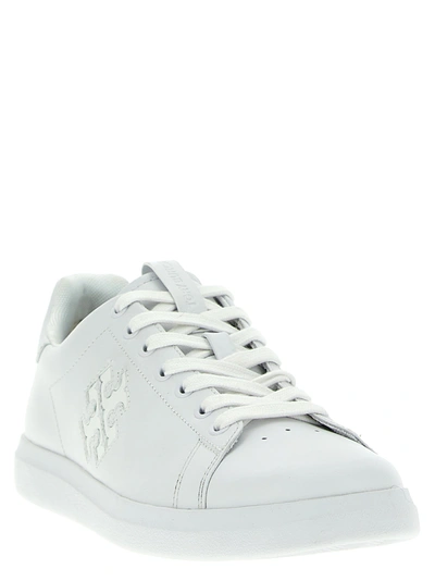 Shop Tory Burch Double T Howell Court Sneakers White