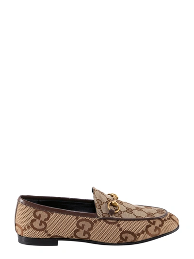 Shop Gucci Jordan Gg Fabric Loafer