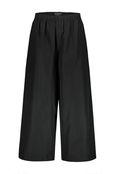 Shop Balenciaga Cropped Track Pants Clothing In Black