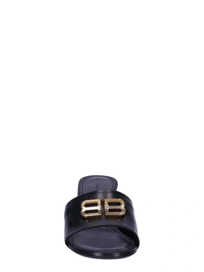 Shop Balenciaga Sandals In Black / Or