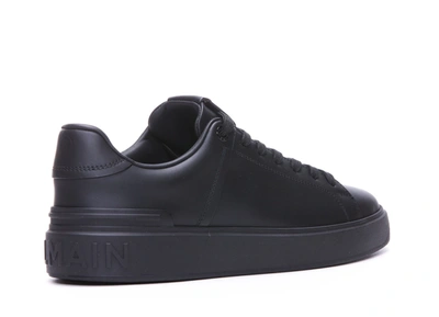 Shop Balmain Sneakers In Black