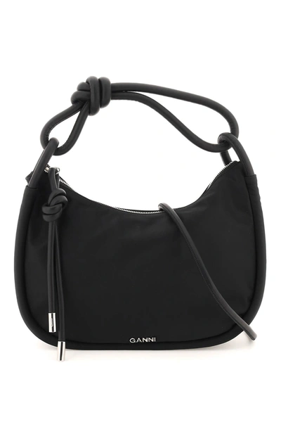Shop Ganni Knot Shoulder Bag