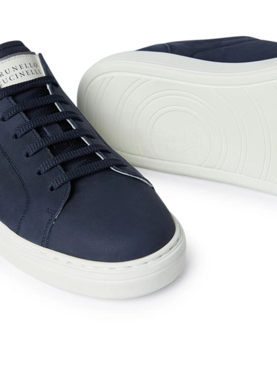 Shop Brunello Cucinelli Sneakers Shoes In Blue