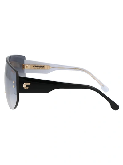 Shop Carrera Sunglasses In 79dic Silver Black