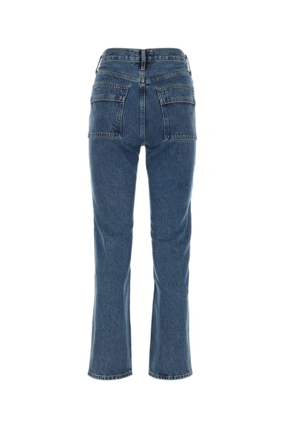 Agolde Cooper Straight Denim Cargo Jeans In Rgtio
