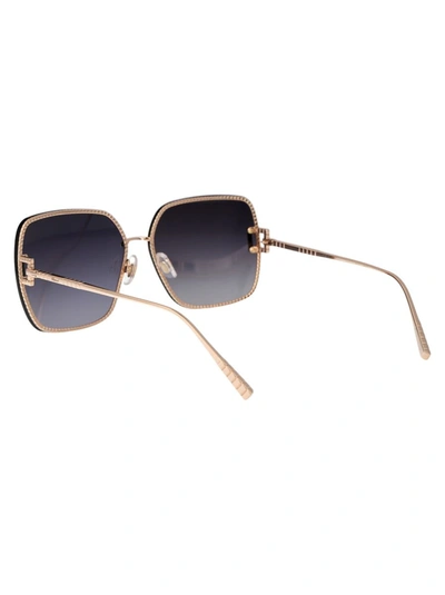 Shop Chopard Sunglasses In 0300 Gold