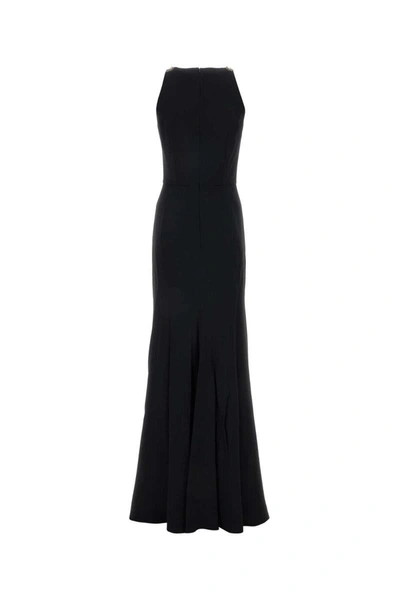 Shop Alexander Mcqueen Long Dresses. In Black