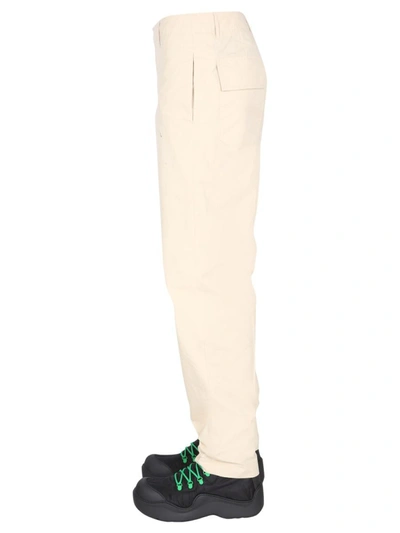 Shop Ambush Relaxed Fit Trousers In Beige