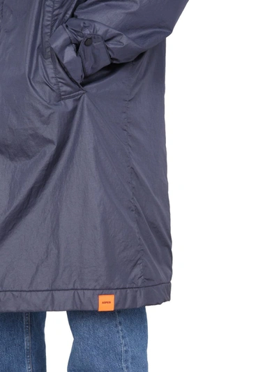 Aspesi "gallio" Waterproof Coat In Blue