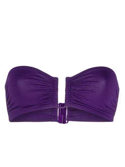 Eres Show Bandeau Bikini Top In Inka