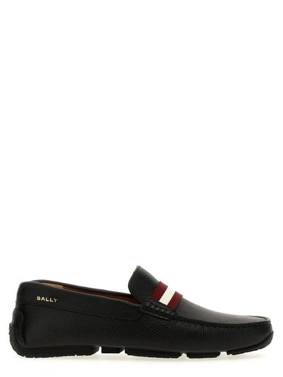 Shop Bally 'perthy' Loafers In Black