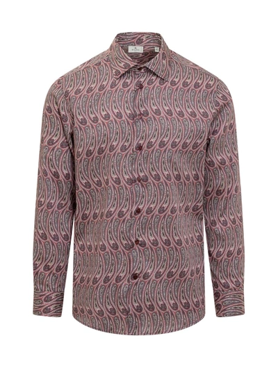 Shop Etro Rome Shirt In Red