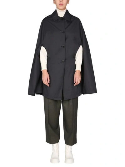 Shop Barbour Newington Cape In Black