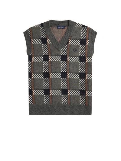 Shop Fred Perry Vest In Green