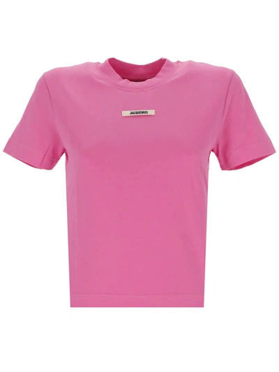 Shop Jacquemus T-shirts And Polos In Pink