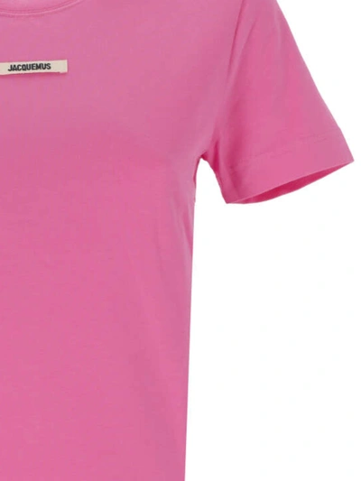Shop Jacquemus T-shirts And Polos In Pink