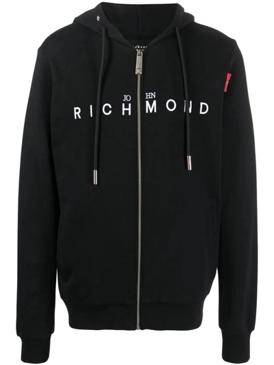 Shop John Richmond Palando Sweatshirt With Print In Black