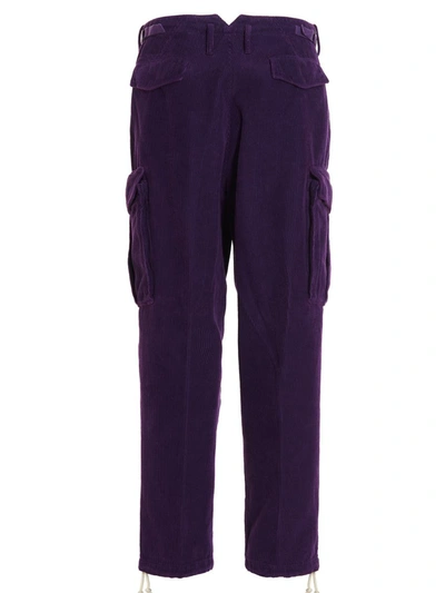 Shop Cellar Door 'cargo C' Trousers In Purple