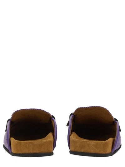 College Sabot With Iconic X In Purple