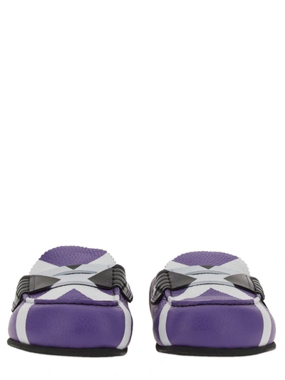 College Sabot With Iconic X In Purple