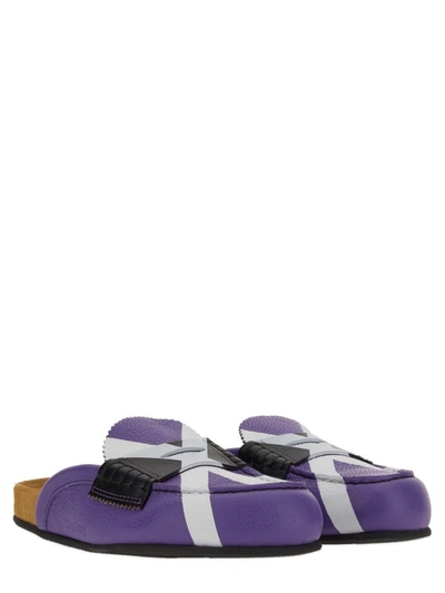 College Sabot With Iconic X In Purple