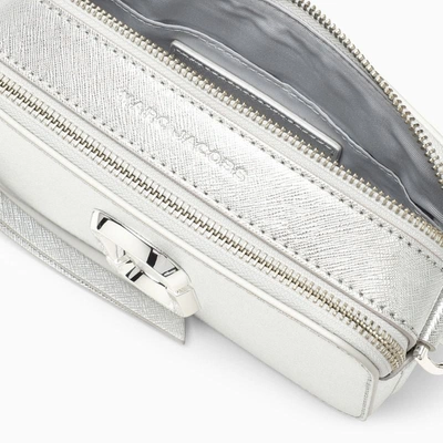 Shop Marc Jacobs Snapshot Shoulder Bag Silver In Multicolor