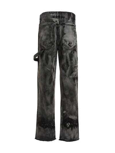 Shop Darkpark 'john Relaxed Worker' Jeans In Gray