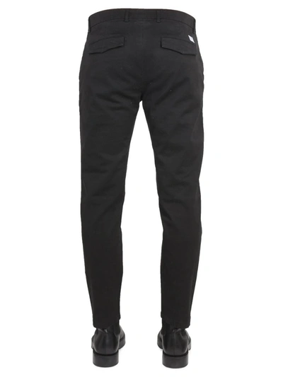 Shop Department 5 Pants With Logo Patch In Black