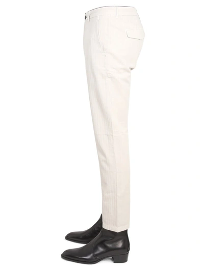 Shop Department 5 Pants With Logo Patch In Beige