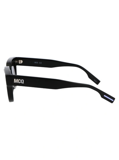 Shop Mcq By Alexander Mcqueen Mcq Alexander Mcqueen Sunglasses In 001 Black Black Grey